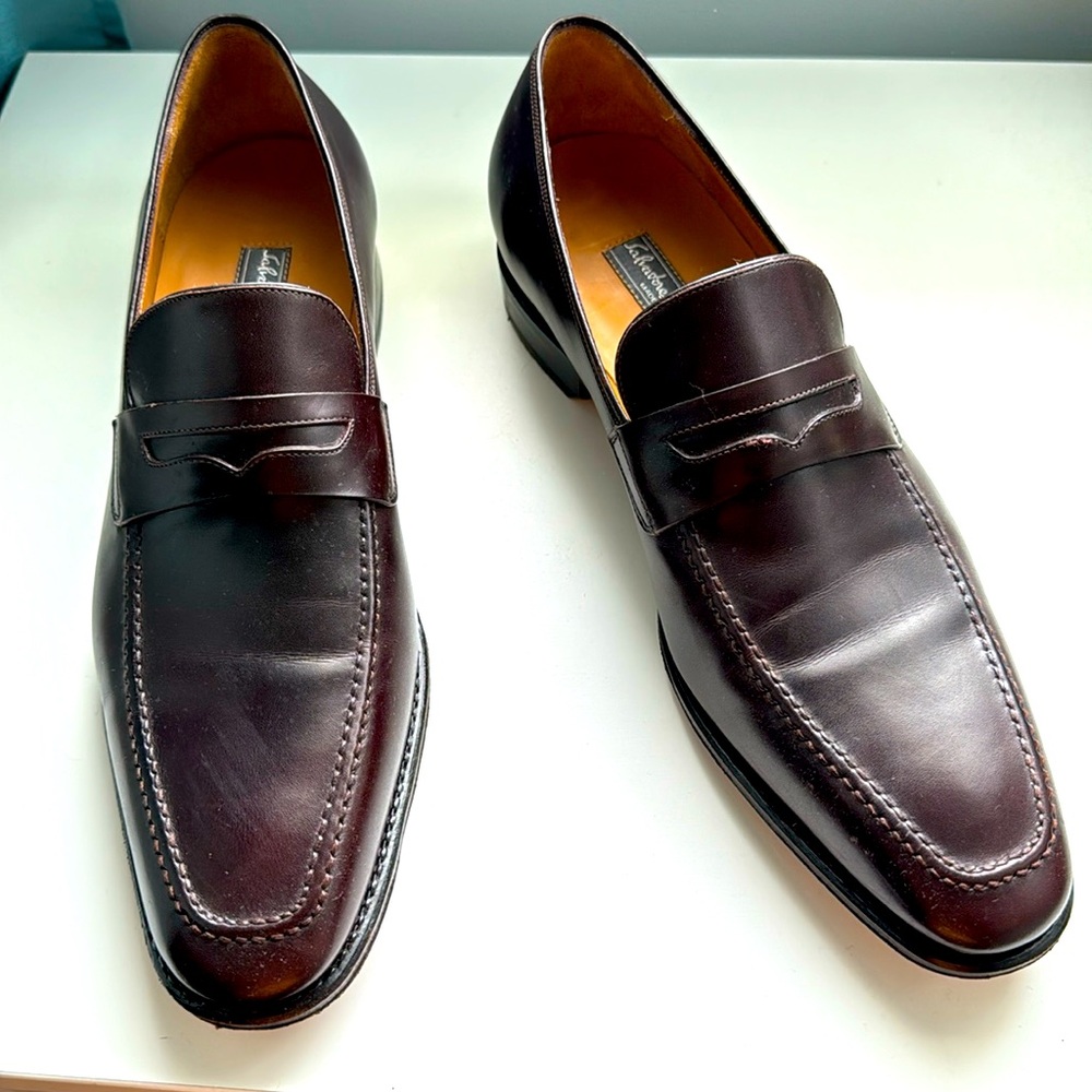 Salvatore Ferragamo men’s dressy shoes. Worn only once.